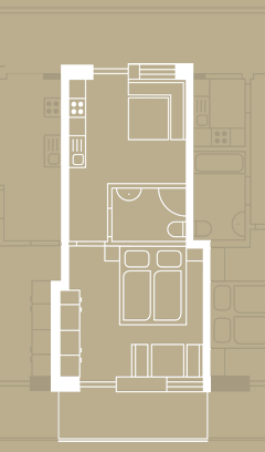 Grundriss Apartment 2
