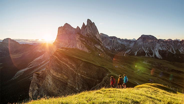 Hiking and walking in the Dolomites